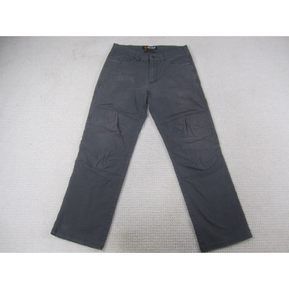 HAWX Pants Mens 32 Gray Work Gear Utility Stretch Workwear Cotton Spandex 32x32